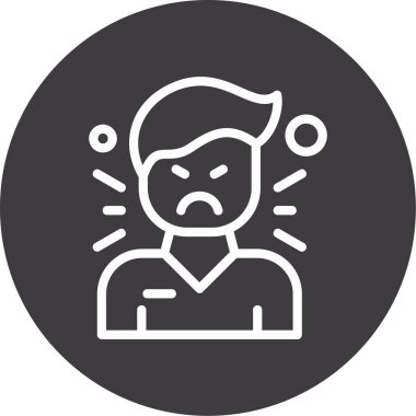 Modern simgenin vektör illüstrasyonu