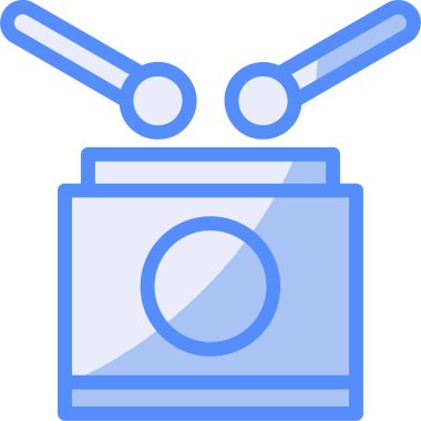 Kamera. Web simgesi basit illüstrasyon