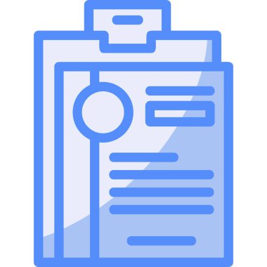 Belge. Web simgesi basit illüstrasyon