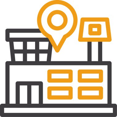 bina konumu haritası simgesi tam biçiminde