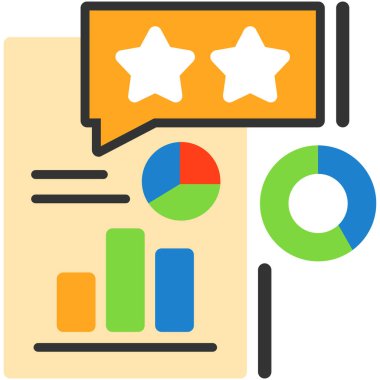 Müşteri geribildirim derecelendirme simgesi