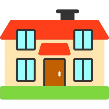 ev simgesini düz biçimde inşa etmek