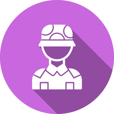 avatar. Web simgesi basit illüstrasyon