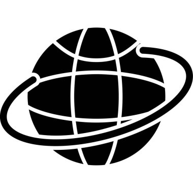 genel ağ simgesi, vektör biçimi