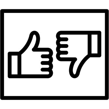 Başparmak yukarı. Web simgesi