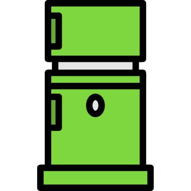 Yeşil pilin vektör çizimi