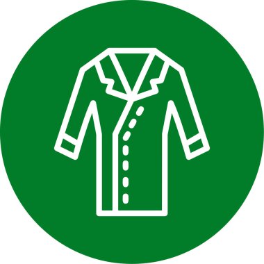 Eşsiz Ceket Vektörü Kabartma Simgesi