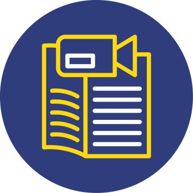 Kitap. Web simgesi basit tasarım