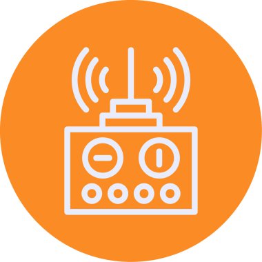 router simgesi vektör illüstrasyonu