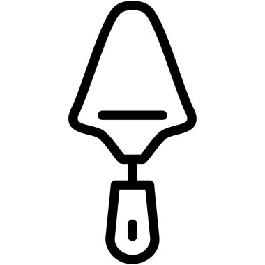 Klima ikonu ana hatları vektörü. elektrik havası