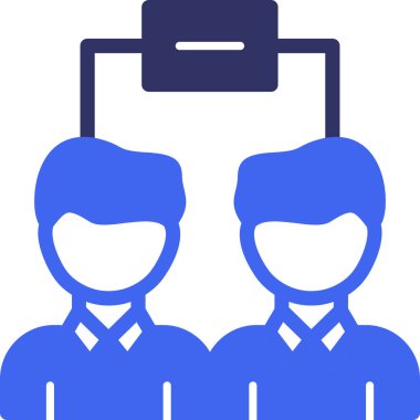 İnsanlar. Web simgesi basit illüstrasyon