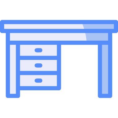 Mobilya. Web simgesi basit illüstrasyon