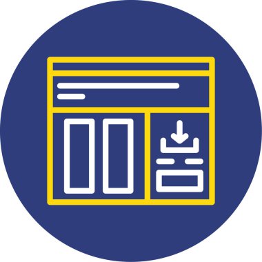 seo modern simgesinin vektör illüstrasyonu