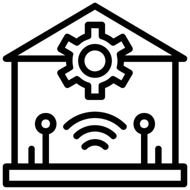 ev denetimi simgesi ana hat biçiminde