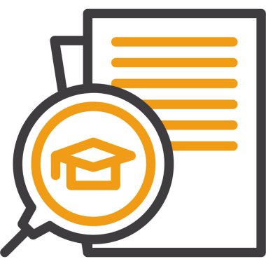 Eğitim. Web simgesi basit illüstrasyon