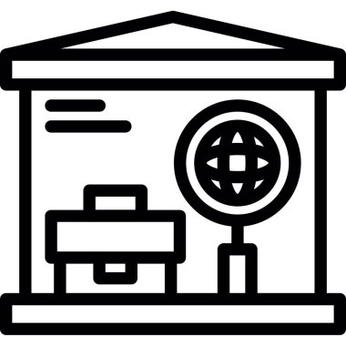 Para için. Web simgesi basit illüstrasyon