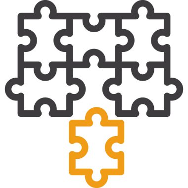 yapboz parçaları simgesi