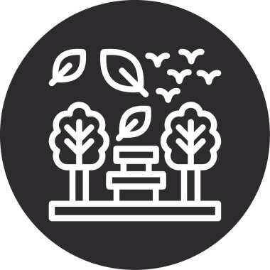 Vektör Ağacı Simgesi illüstrasyonu