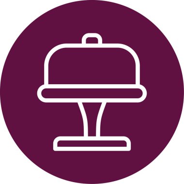 Gıda simgesinin vektör illüstrasyonu