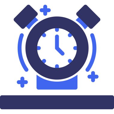 Saat simgesi vektör illüstrasyonu