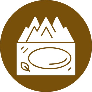 harita simgesi vektör illüstrasyonu