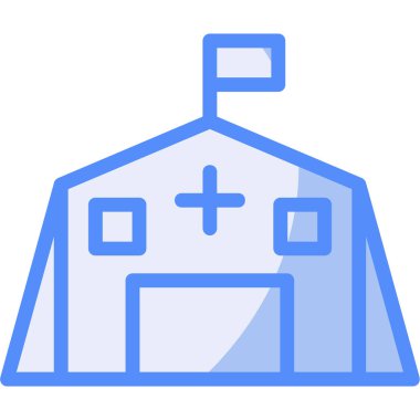 Kiliseye. Web simgesi basit illüstrasyon