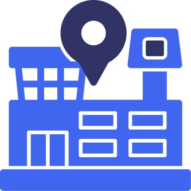 konum. Web simgesi basit illüstrasyon