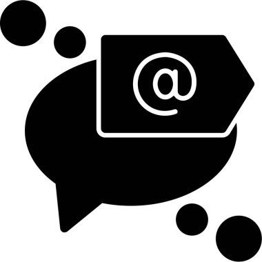 e-posta simgesi ana hat biçiminde