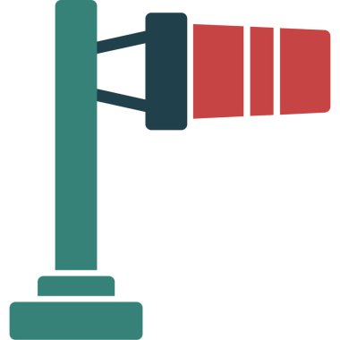 Yangın söndürücü simgesi basit tarzı