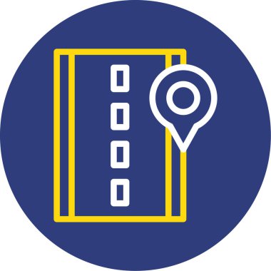 Konum haritası. Basit tasarım