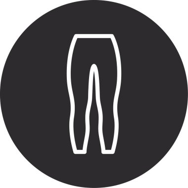 Kadın. Web simgesi basit illüstrasyon