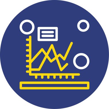 grafik modern simgesinin vektör illüstrasyonu