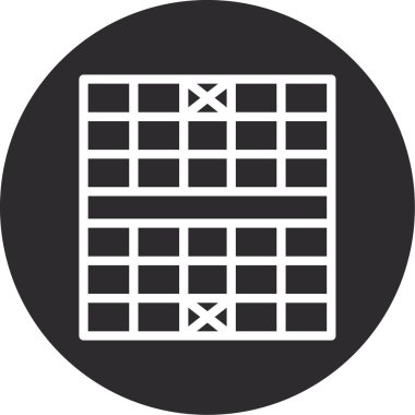 vektör abaküs simgesi, modern tasarım illüstrasyonu