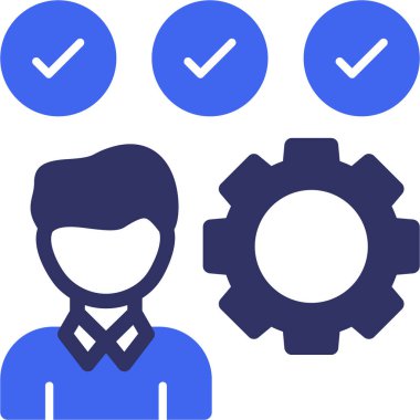 Teçhizat Web simgesi basit illüstrasyon