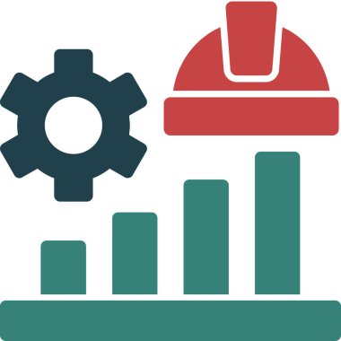 iş yönetimi simgesi, vektör illüstrasyonu