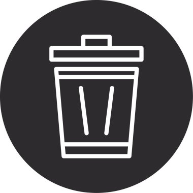 vektör çöp simgesi illüstrasyonu