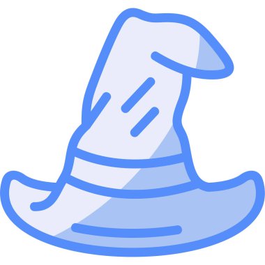 Cadılar Bayramı simgesi, vektör illüstrasyonu beyaz arkaplanda izole edildi