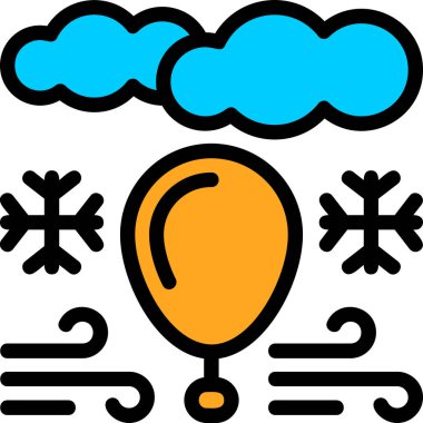 Soğuk hava kar simgesi