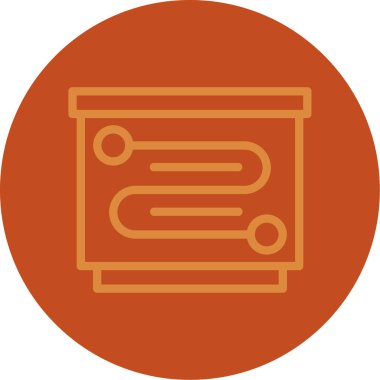 Bir b simgesinin vektör illüstrasyonu