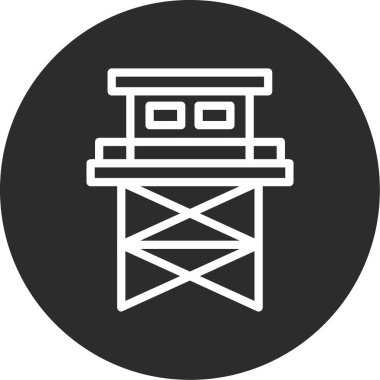 Modern bir simgenin vektör illüstrasyonu