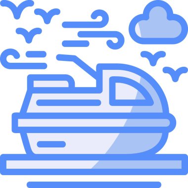 Bulut. Web simgesi basit illüstrasyon