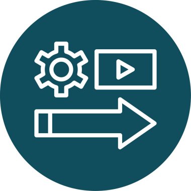 Seo 'nun vektör illüstrasyon simgesi