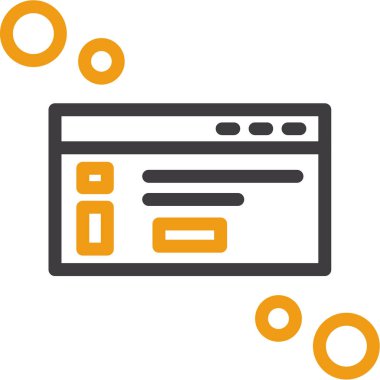 seo modern simgesinin vektör illüstrasyonu