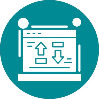 Modern b 'nin vektör illüstrasyonu eksik simgesi