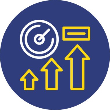 Ok. Web simgesi basit illüstrasyon