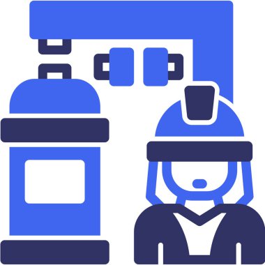 Kadın. Web simgesi basit illüstrasyon