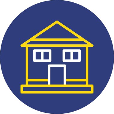 ev web simgesi basit illüstrasyon