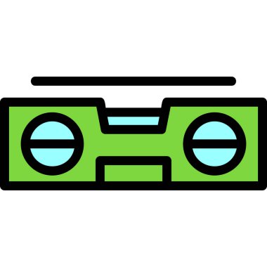 radyo simgesi vektör illüstrasyonu