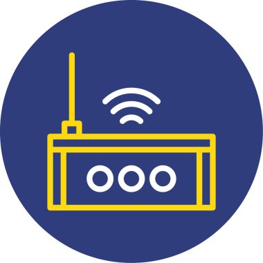 Yönlendirici. Web simgesi basit illüstrasyon