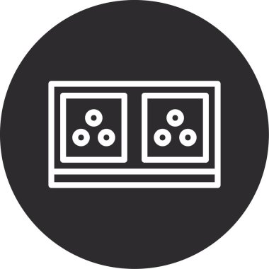 Modern b 'nin vektör illüstrasyonu eksik simgesi